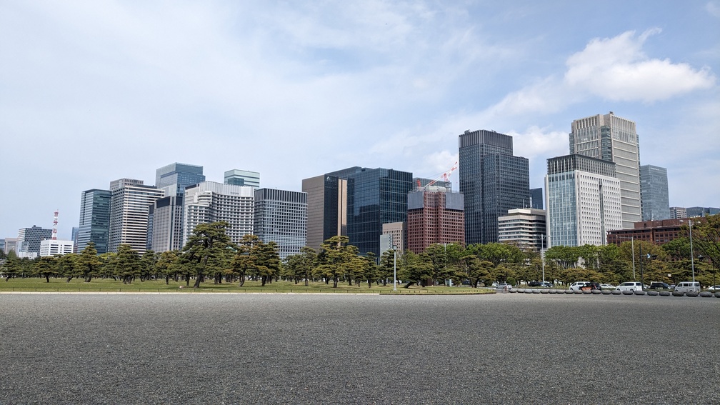 Vue de la ville de Tokyo au Japon