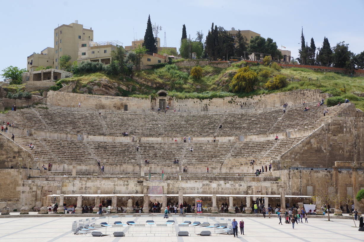 Le théâtre romain, Amman, Jordanie