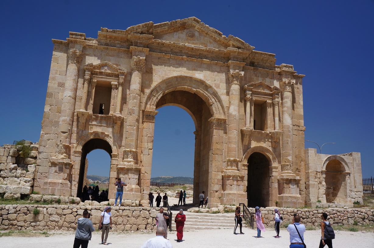 Site de Jerash en Jordanie