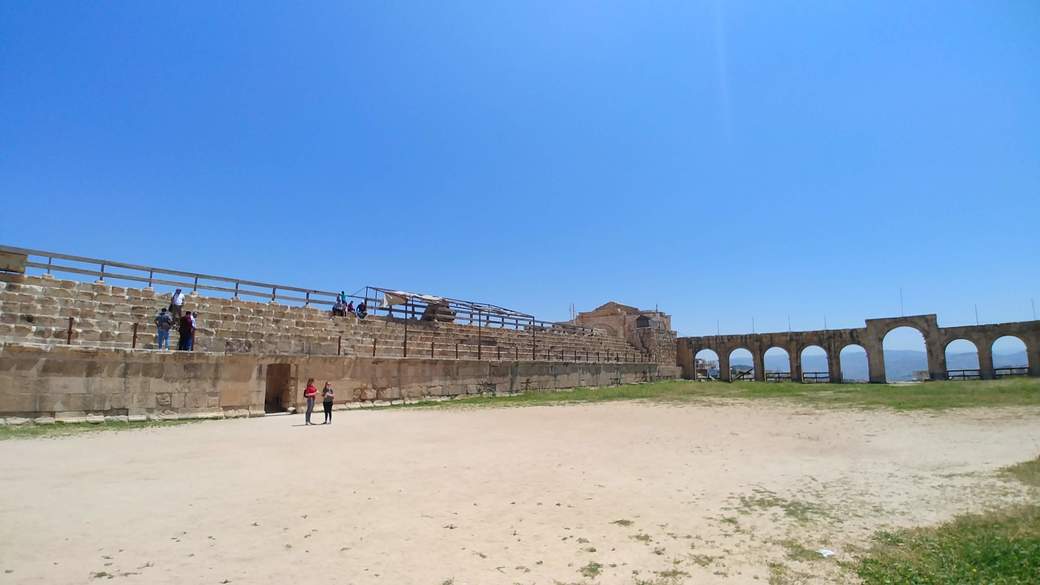 Site de Jerash en Jordanie