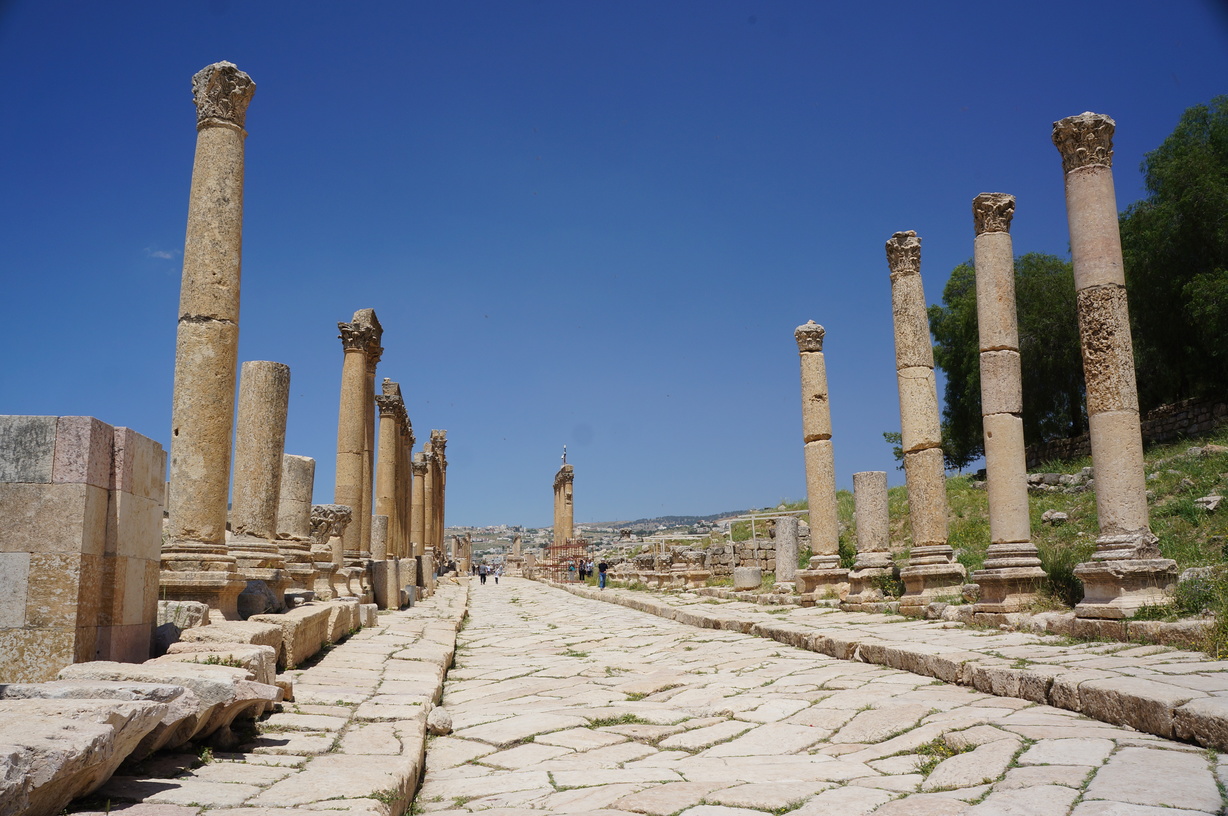 Site de Jerash en Jordanie