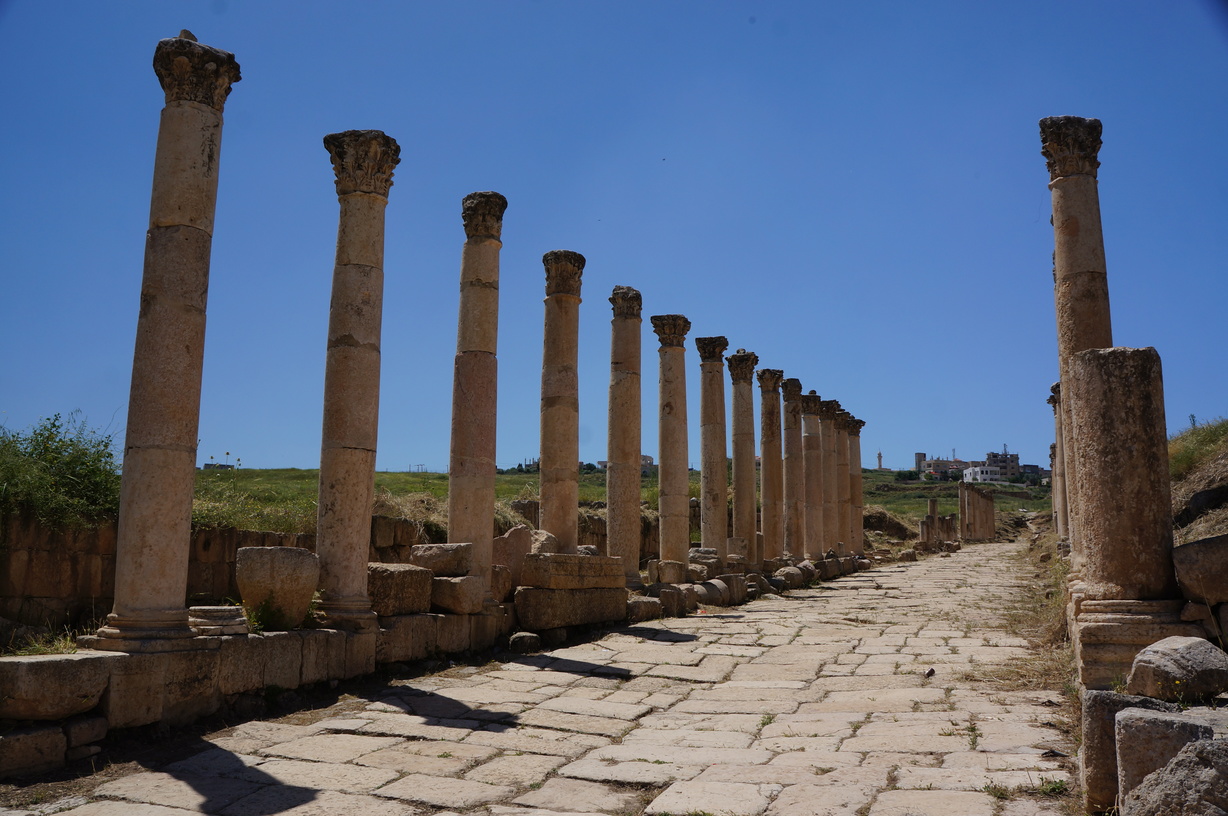 Site de Jerash en Jordanie