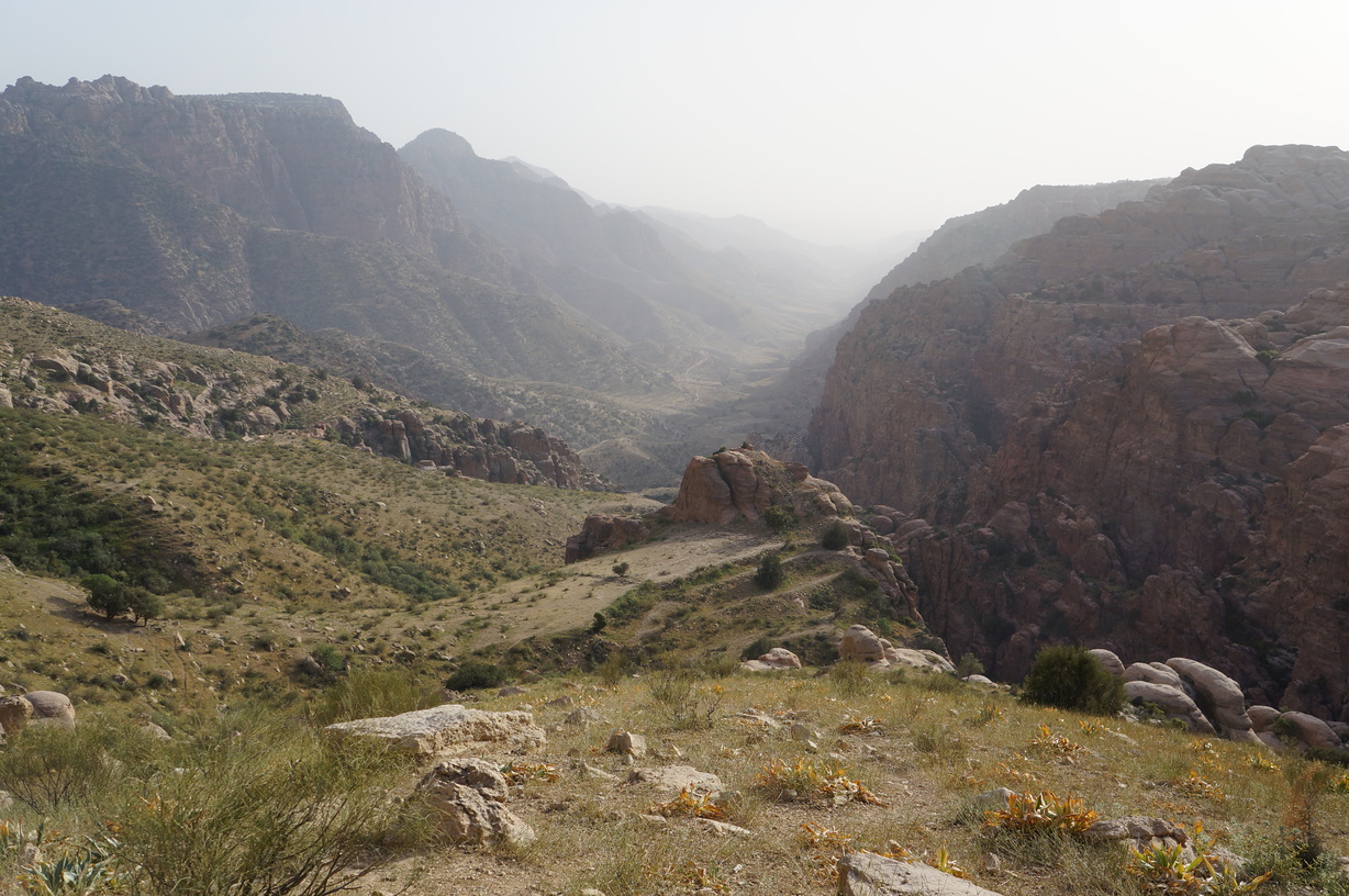 La vallée de Dana en Jordanie