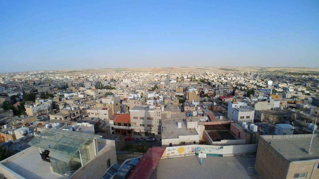 église du sanctuaire à Madaba en Jordanie