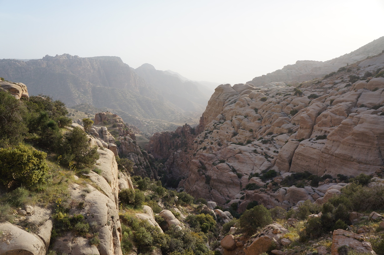 La vallée de Dana en Jordanie