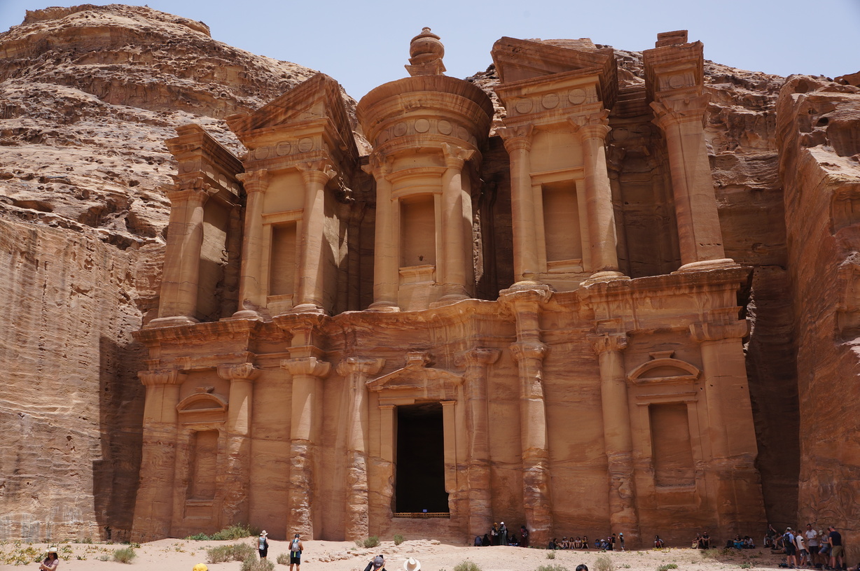 Le monastère de Petra en Jordanie