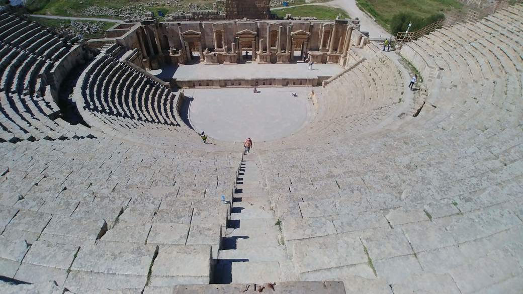 Site de Jerash en Jordanie