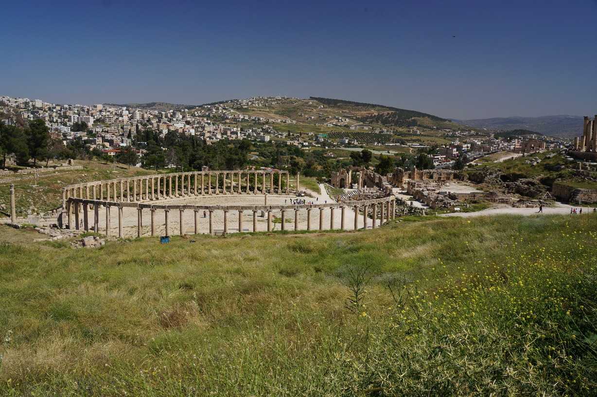Site de Jerash en Jordanie