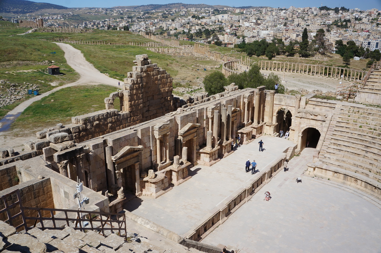 Site de Jerash en Jordanie