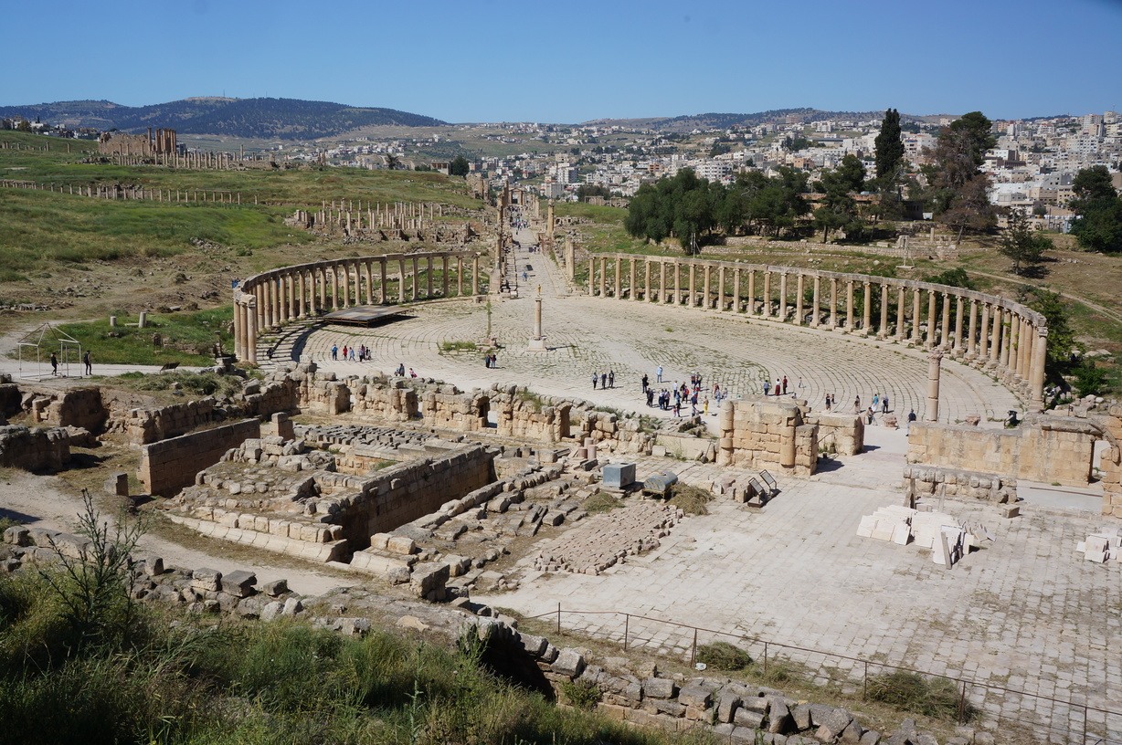 Site de Jerash en Jordanie