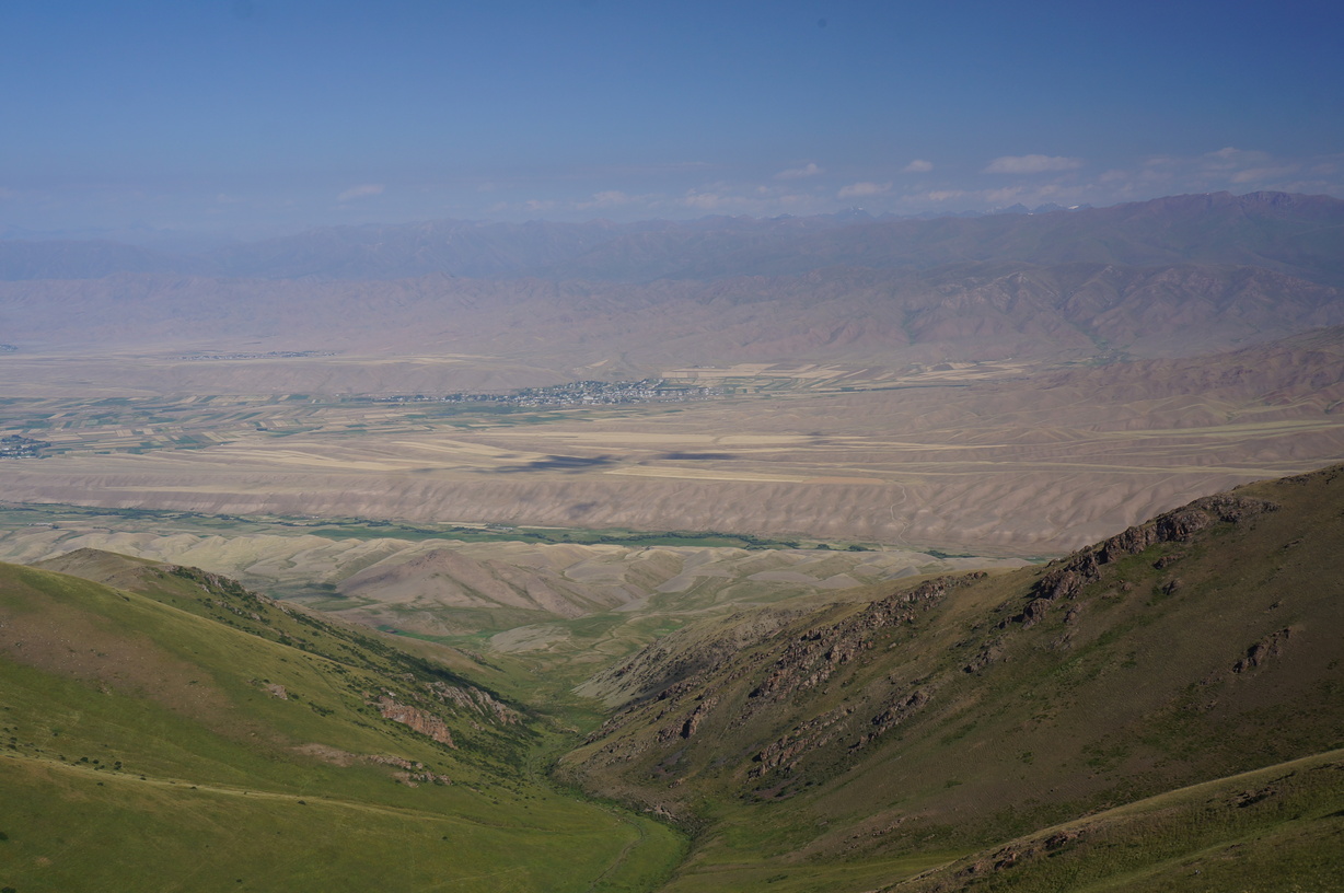 Sur la route du retour du Lac Song Kul