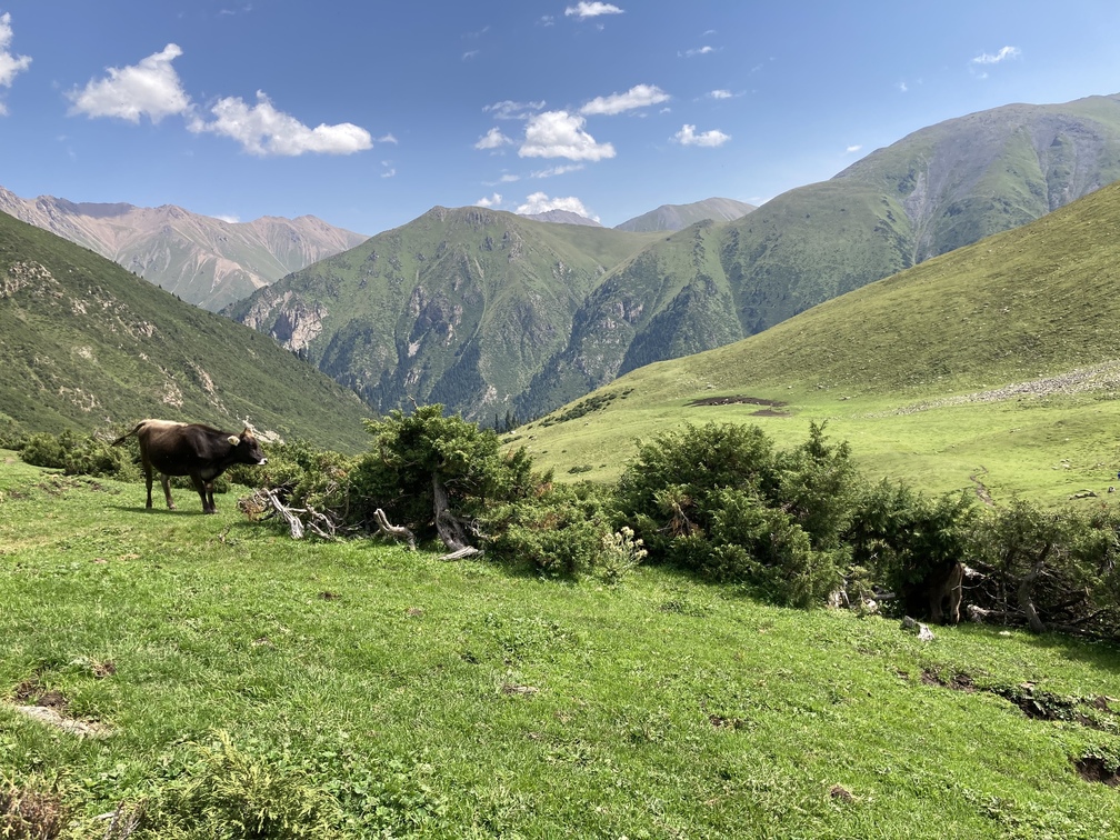 Deuxième jour du trek Ala Kul