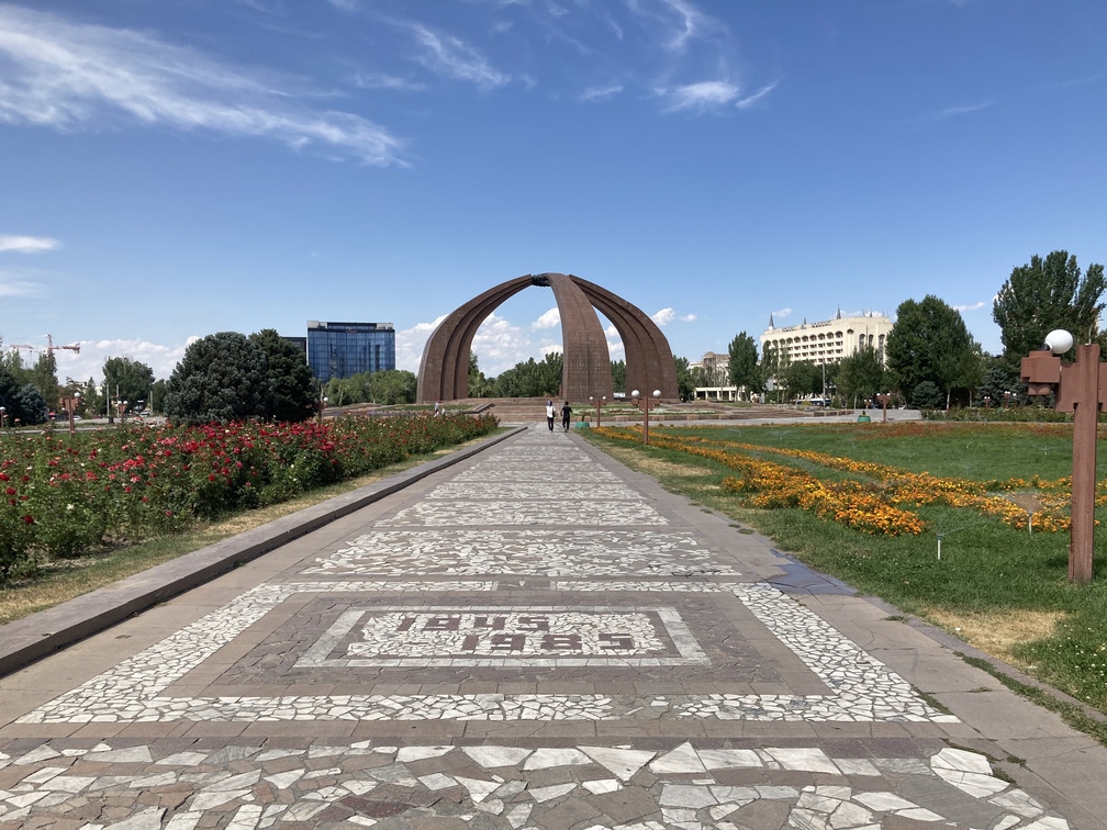 Visite de Bishkek au Kirghizistan