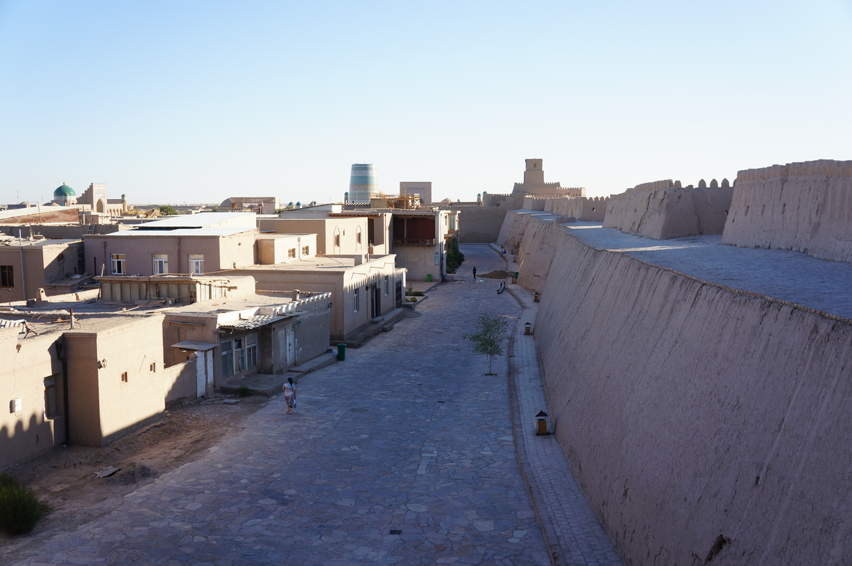Sur les remparts de Khiva